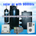 Solar a / c com 9000btu kompressor para DC inversor solar ar condicionado Solar AC Inverter System com dc 48 compressor